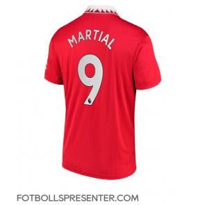 Manchester United Anthony Martial #9 Hemma Matchtröja 2022-23 Kortärmad